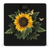 Weight Scale, Weed with Sunflower Print Digital Scale Bathroom Scale LCD Display Scale Body Weight Scale Portable Scale view 1