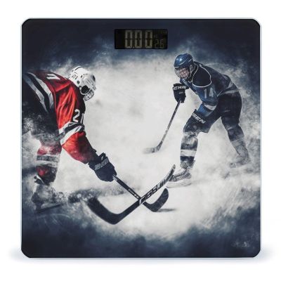 Weight Scale, Ice Hockey Art Print Digital Scale Bathroom Scale LCD Display Scale Portable Scale Fitness Scale Household Scale