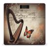 Weight Scale, Music Background with Harp and Butterfly Print Digital Scale Bathroom Scale LCD Display Scale Portable Scale Fitness Scale Household Scale view 1