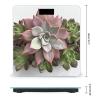 Weight Scale, Succulent Botanical Print Digital Scale Bathroom Scale LCD Display Scale Body Weight Scale Portable Scale view 2