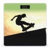 Weight Scale, Skateboard1 Print Digital Scale Bathroom Scale LCD Display Scale Body Weight Scale Portable Scale view 1