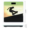 Weight Scale, Skateboard1 Print Digital Scale Bathroom Scale LCD Display Scale Body Weight Scale Portable Scale view 2
