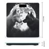 Weight Scale, Wolves Love Under The Moon Wild Animal Print Digital Scale Bathroom Scale LCD Display Scale Body Weight Scale Portable Scale view 2