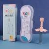 Bexdug Kids Silicone Toothbrush,Gentle Cleaning Kids Teeth Silicone Toothbrush | Outdoor Portable Toothbrush Includes 2 Replacing Brush Heads for Camping, Nursery, Bathroom view 3