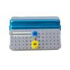 72 Hole Aluminium Autoclave Sterilizer Case Burs Dental Disinfection Endo Files Holder Box for Oral Care Tools view 1
