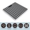 Weight Scale, Houndstooth Black Print Digital Scale Bathroom Scale LCD Display Scale Portable Scale Fitness Scale Household Scale view 3