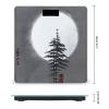 Weight Scale, Moon Pine Tree Print Digital Scale Bathroom Scale LCD Display Scale Portable Scale Fitness Scale Household Scale view 2