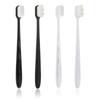 Portable Bristle Toothbrush with Wavy/Flat Bristles Floss Micro Nano Toothbrush,Good Cleaning Effect for Sensitive Teeth Oral Gum Recession view 1