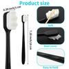 Portable Bristle Toothbrush with Wavy/Flat Bristles Floss Micro Nano Toothbrush,Good Cleaning Effect for Sensitive Teeth Oral Gum Recession view 4