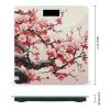 Weight Scale, Japanese Floral Cherry Blossom Print Digital Scale Bathroom Scale LCD Display Scale Portable Scale Fitness Scale Household Scale view 2