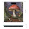 Weight Scale, Mushroom Print Digital Scale Bathroom Scale LCD Display Scale Portable Scale Fitness Scale Household Scale view 2
