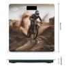 Weight Scale, Motocross Print Digital Scale Bathroom Scale LCD Display Scale Portable Scale Fitness Scale Household Scale view 2