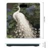 Weight Scale, White Peacock Print Digital Scale Bathroom Scale LCD Display Scale Body Weight Scale Portable Scale view 2