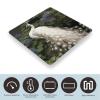 Weight Scale, White Peacock Print Digital Scale Bathroom Scale LCD Display Scale Body Weight Scale Portable Scale view 3