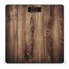 WYUSPGK Weight Scale, Wood Grain Print Digital Scale Bathroom Scale LCD Display Scale Body Weight Scale Portable Scale, style view 1