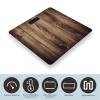WYUSPGK Weight Scale, Wood Grain Print Digital Scale Bathroom Scale LCD Display Scale Body Weight Scale Portable Scale, style view 3