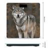 Weight Scale, Wild Wild Gray Wolf Print Digital Scale Bathroom Scale LCD Display Scale Body Weight Scale Portable Scale view 2