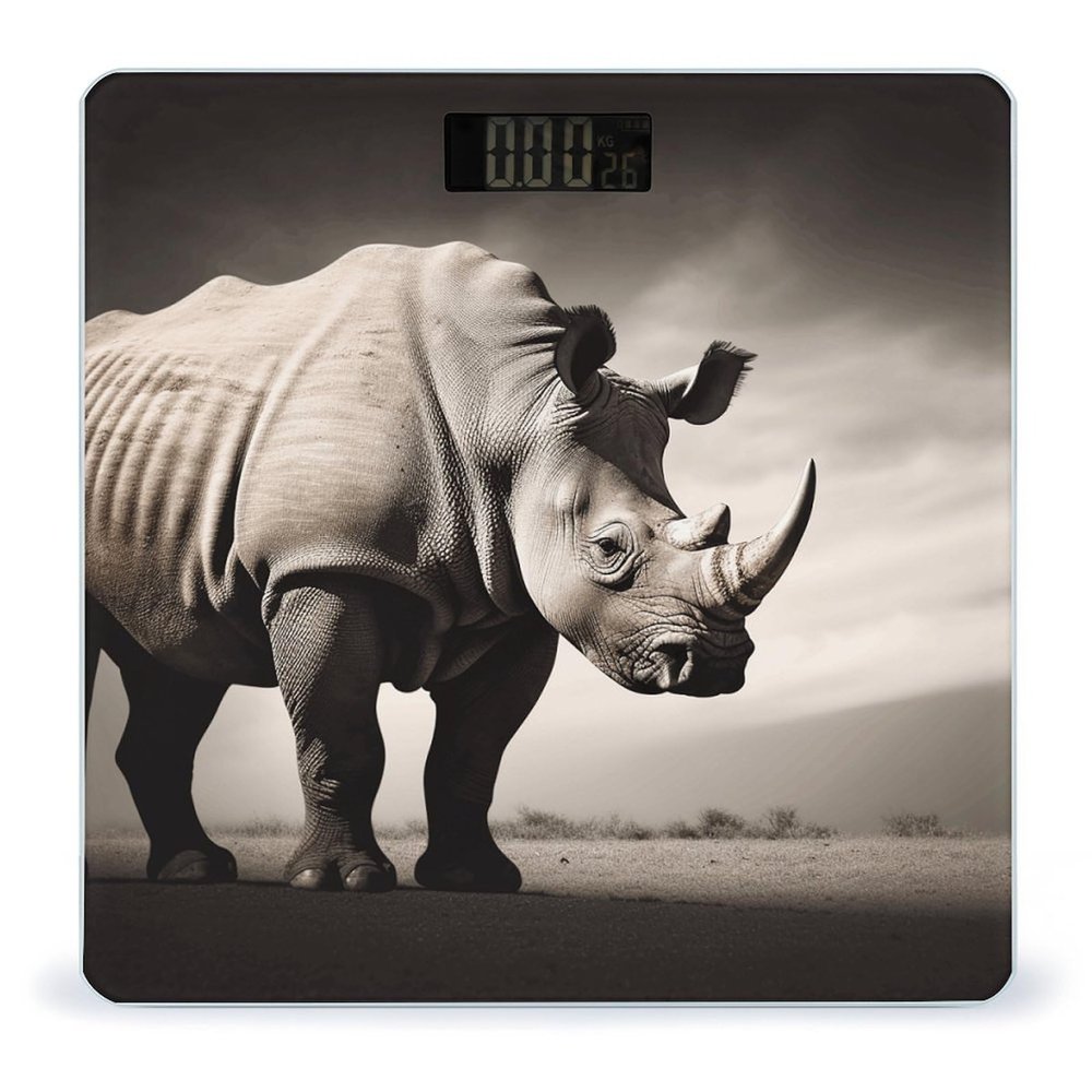 Weight Scale, South Africa Animal Print Digital Scale Bathroom Scale LCD Display Scale Body Weight Scale Portable Scale