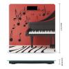 Weight Scale, Music Note Piano Print Digital Scale Bathroom Scale LCD Display Scale Portable Scale Fitness Scale Household Scale view 2