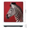Weight Scale, Zebra Red Print Digital Scale Bathroom Scale LCD Display Scale Body Weight Scale Portable Scale view 2