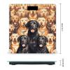 Weight Scale, Labrador Retriever Dogs Print Digital Scale Bathroom Scale LCD Display Scale Portable Scale Fitness Scale Household Scale view 2