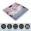 Weight Scale, White Swans with Floral Tree Print Digital Scale Bathroom Scale LCD Display Scale Body Weight Scale Portable Scale view 3