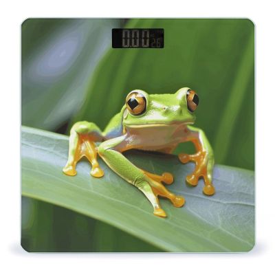 Weight Scale, Tree Frog Baby Print Digital Scale Bathroom Scale LCD Display Scale Body Weight Scale Portable Scale