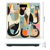 Weight Scale, Mid-Century Modern Art Cat Print Digital Scale Bathroom Scale LCD Display Scale Portable Scale Fitness Scale Household Scale view 2