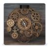 Weight Scale, Steampunk Gears Clock Print Digital Scale Bathroom Scale LCD Display Scale Body Weight Scale Portable Scale view 1