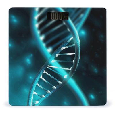 Weight Scale, Science Gene Strand Print Digital Scale Bathroom Scale LCD Display Scale Body Weight Scale Portable Scale