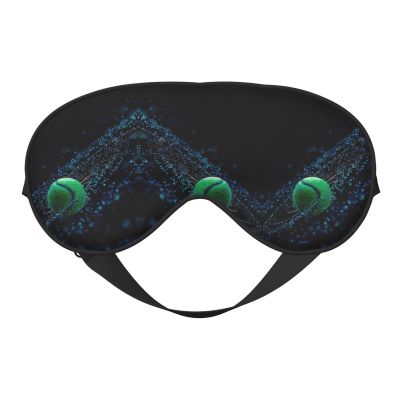 Water Drops and Tennis Balls Eye Mask for Ultimate Sleep Comfort - Adjustable, Breathable & Stylish -Perfect for Light Sensitivity, Insomnia