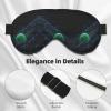 Water Drops and Tennis Balls Eye Mask for Ultimate Sleep Comfort - Adjustable, Breathable & Stylish -Perfect for Light Sensitivity, Insomnia view 3