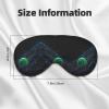Water Drops and Tennis Balls Eye Mask for Ultimate Sleep Comfort - Adjustable, Breathable & Stylish -Perfect for Light Sensitivity, Insomnia view 4