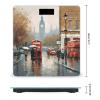 Weight Scale, London Impression Print Digital Scale Bathroom Scale LCD Display Scale Portable Scale Fitness Scale Household Scale view 2