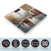 Weight Scale, London Impression Print Digital Scale Bathroom Scale LCD Display Scale Portable Scale Fitness Scale Household Scale view 3