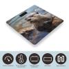 Weight Scale, Otter Playing in The Water Print Digital Scale Bathroom Scale LCD Display Scale Portable Scale Fitness Scale Household Scale view 3