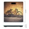 Weight Scale, Old Bicycle Print Digital Scale Bathroom Scale LCD Display Scale Portable Scale Fitness Scale Household Scale view 2