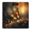 Weight Scale, Orange Butterfly Print Digital Scale Bathroom Scale LCD Display Scale Portable Scale Fitness Scale Household Scale view 1