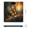 Weight Scale, Orange Butterfly Print Digital Scale Bathroom Scale LCD Display Scale Portable Scale Fitness Scale Household Scale view 2