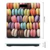 Weight Scale, Macaron Biscuit Flavored Pastries Print Digital Scale Bathroom Scale LCD Display Scale Portable Scale Fitness Scale Household Scale view 2