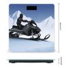 Weight Scale, Snowmobile Print Digital Scale Bathroom Scale LCD Display Scale Body Weight Scale Portable Scale view 2