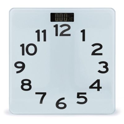 Weight Scale, Time Print Digital Scale Bathroom Scale LCD Display Scale Body Weight Scale Portable Scale