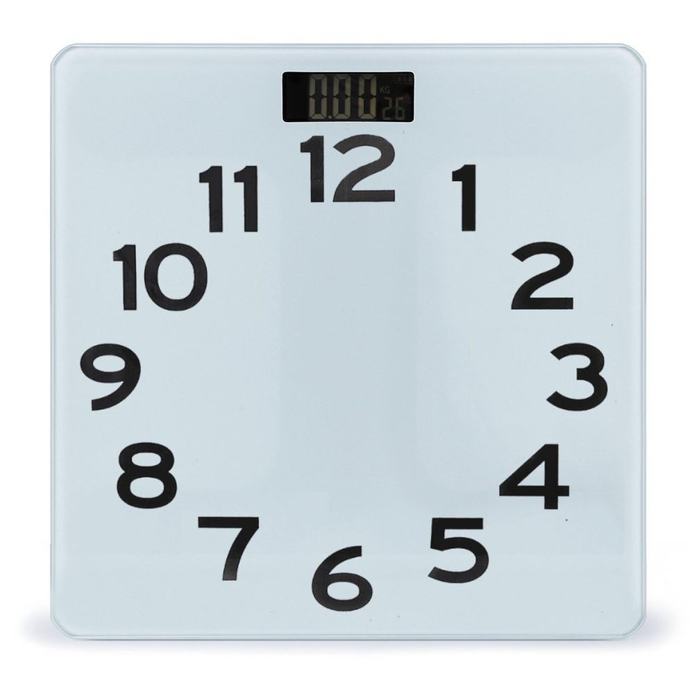 Weight Scale, Time Print Digital Scale Bathroom Scale LCD Display Scale Body Weight Scale Portable Scale