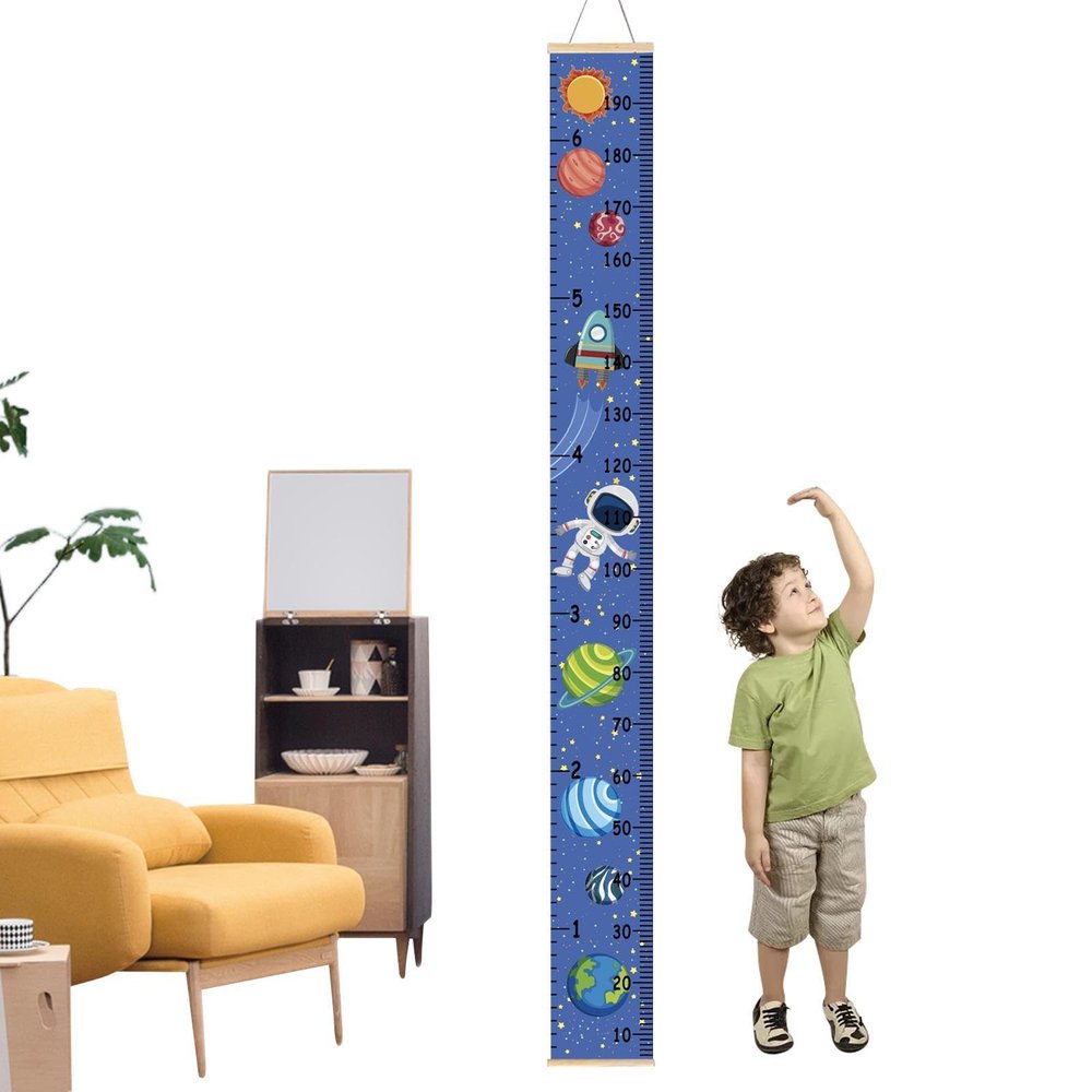 Height Chart - Premium Growth Chart, Height Scale, Kids Measures, Wall Ruler, Kids Height Ruler, Wall Sticker, Wall Decor, Room Decoration, Wall Hanging, Sticker, Height Record, Scale, Kids, Baby,