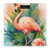 Weight Scale, Tropical Flamingo Print Digital Scale Bathroom Scale LCD Display Scale Body Weight Scale Portable Scale view 1