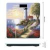 Weight Scale, Lighthouse Diamond Painting Print Digital Scale Bathroom Scale LCD Display Scale Portable Scale Fitness Scale Household Scale view 2