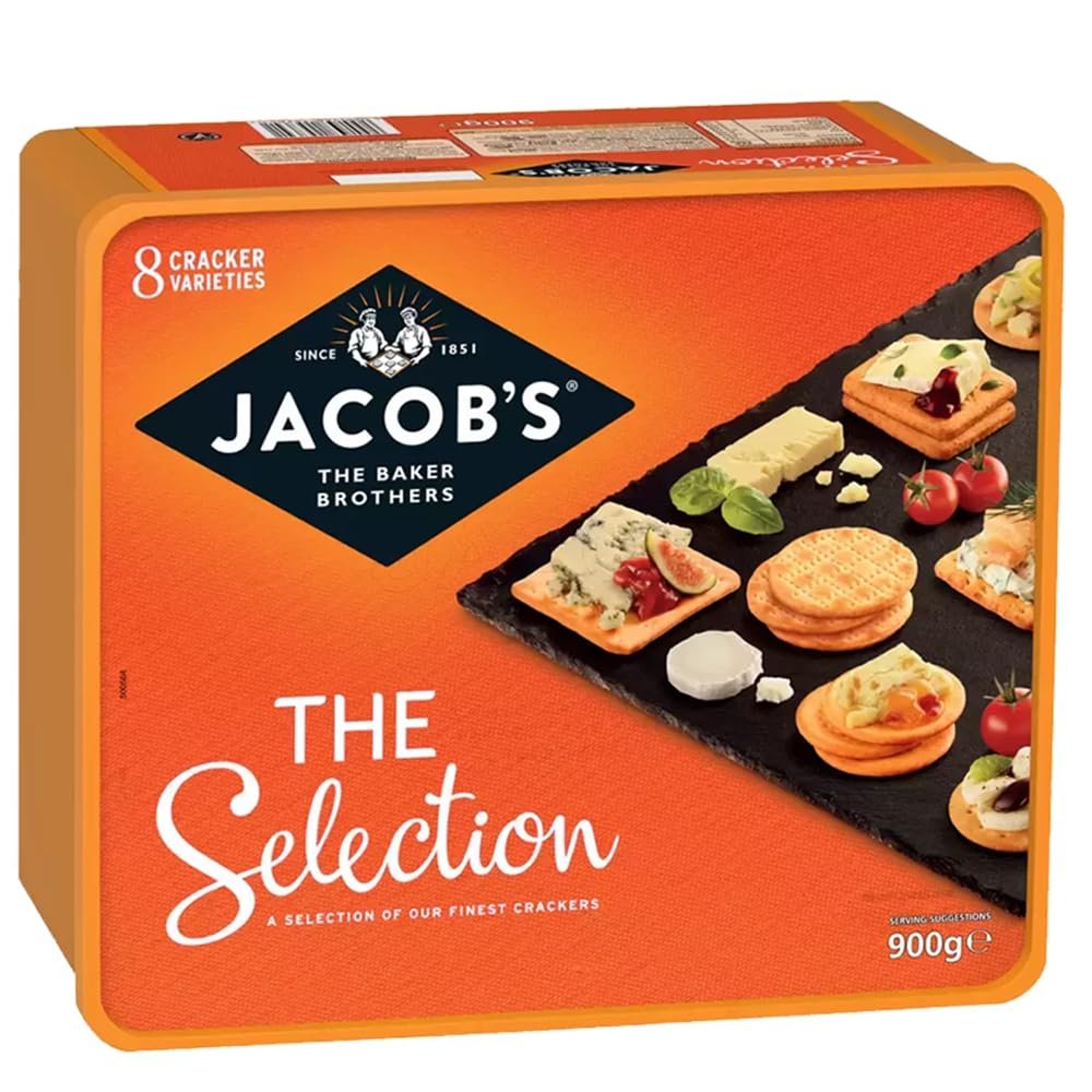 Jacobs Biscuits for Cheese Selection 900g - 8 Cracker Varieties