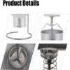 Manual Donut Depositor Professional Donut Dispenser 2L W/Stand, Food-Grade Aluminum Donut Hopper with 6 Adjustable Thickness, Donut Batter Dispenser for Home & Commercial Use view 4