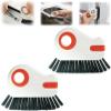 2 in 1 Groove Cleaning Brush Window Track Cleaning Tools, Multifunction Grout Cleaner Tool Grip Brush for Sliding Door Track, Window Sill(Orange*2) view 1