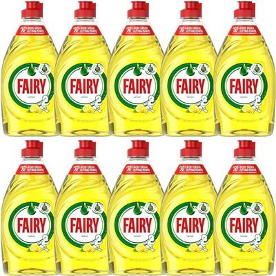 Fairy Original Lemon Washing Up Liquid with LiftAction 10 x 320ml Box Pack